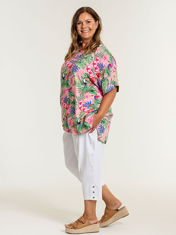 CLARA  - Plus Size Broek fra Gozzip