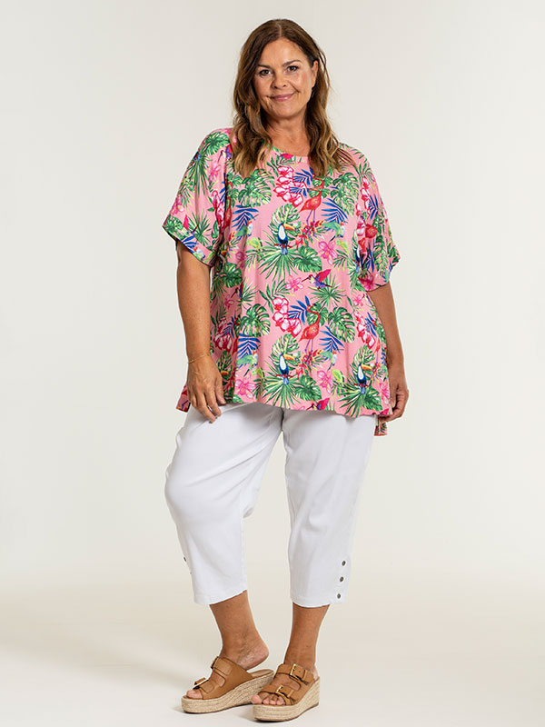 CLARA  - Plus Size Broek fra Gozzip