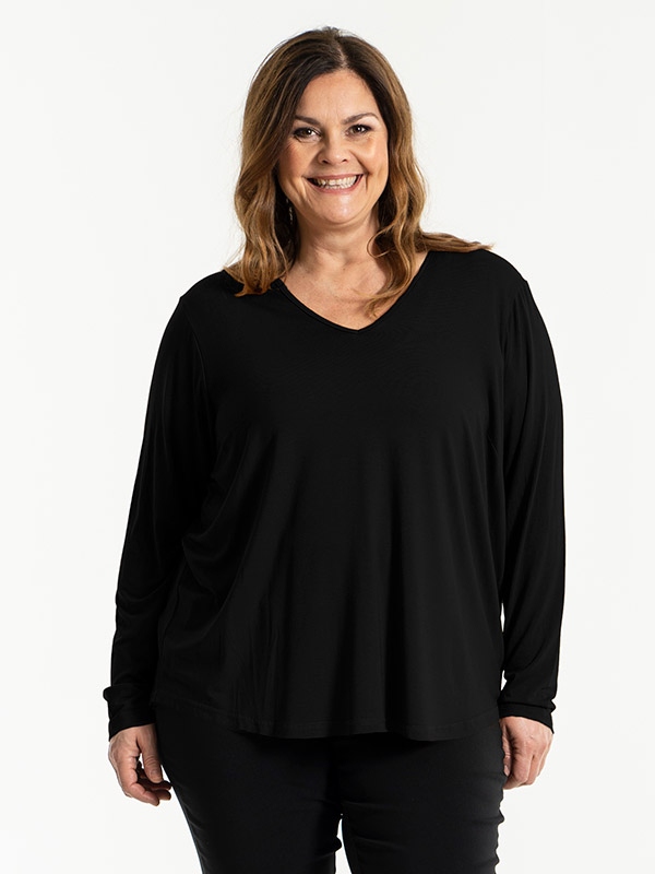 GITTE  - Plus Size Blouse fra Gozzip