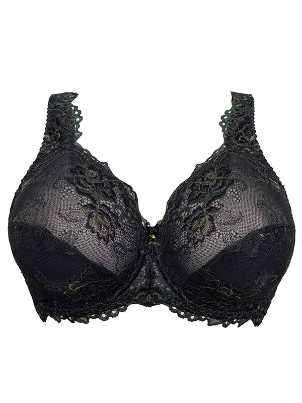 BEATE PLAIN - Plus Size Bh met beugel fra Plaisir