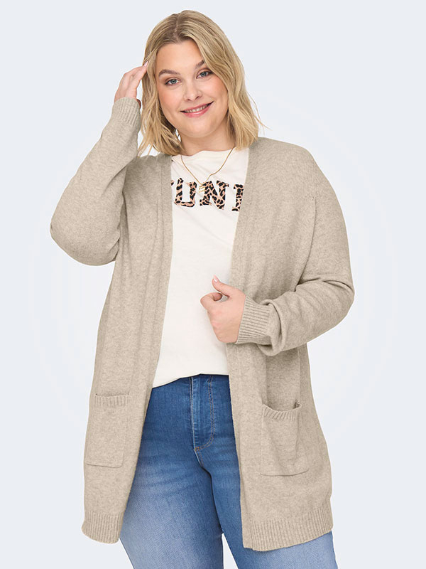 CARESLY - Plus Size Vest fra Only Carmakoma