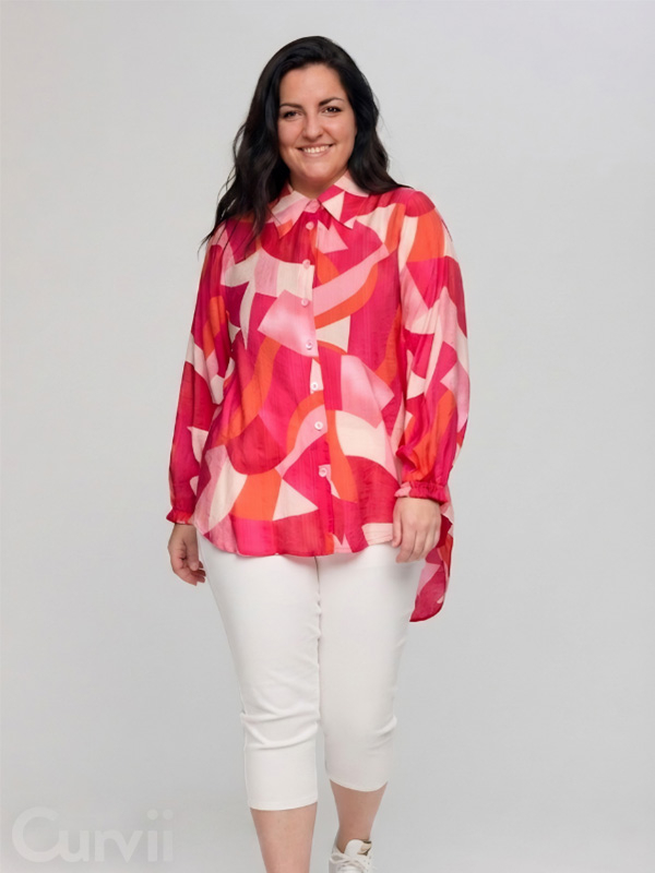 SADELINE - Plus Size Overhemd fra Studio