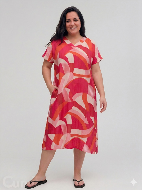 SAGNES - Plus Size Jurk fra Studio