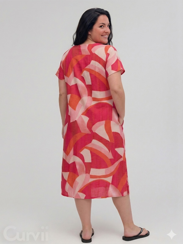 SAGNES - Plus Size Jurk fra Studio