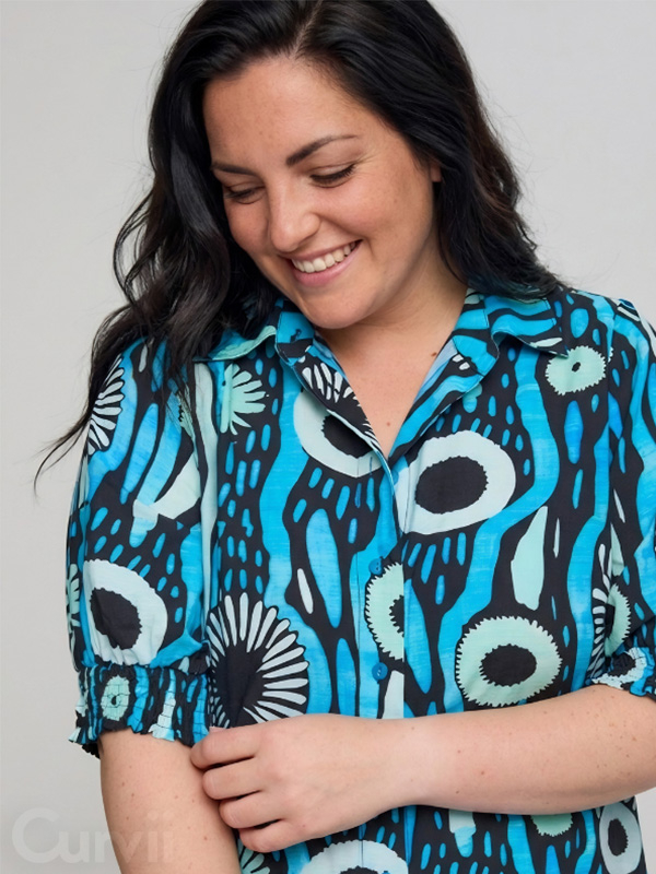 SEMILIE - Plus Size Overhemd fra Studio