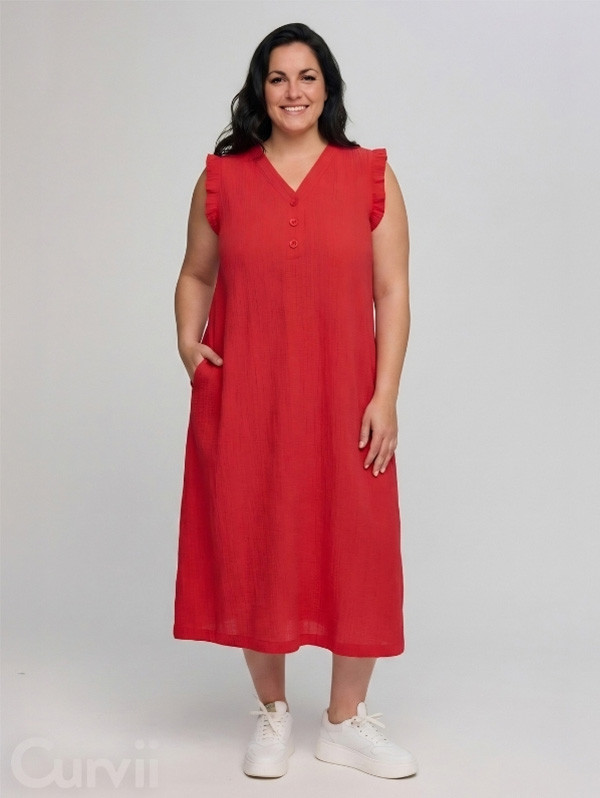 SCADENCE - Plus Size Jurk fra Studio