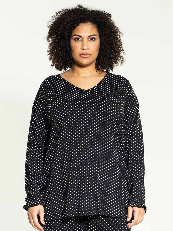 TULLE - Plus Size Nachtblouse fra Studio