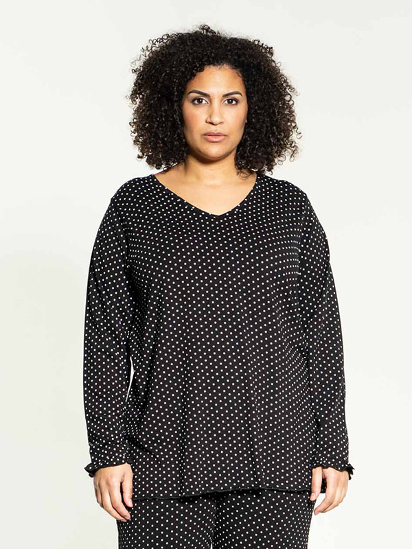 TULLE - Plus Size Nachtblouse fra Studio