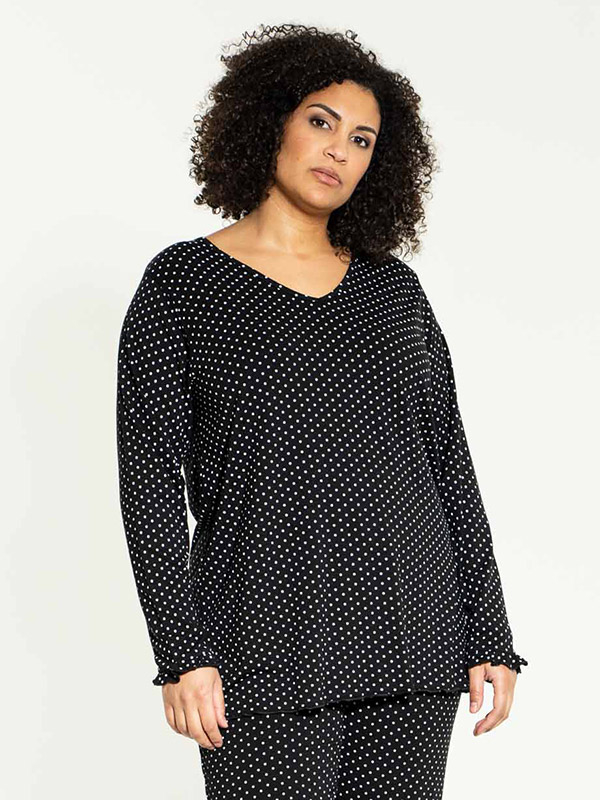 TULLE - Plus Size Nachtblouse fra Studio