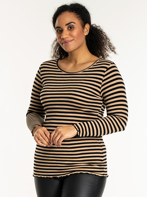 RIB - Plus Size Blouse fra Sandgaard