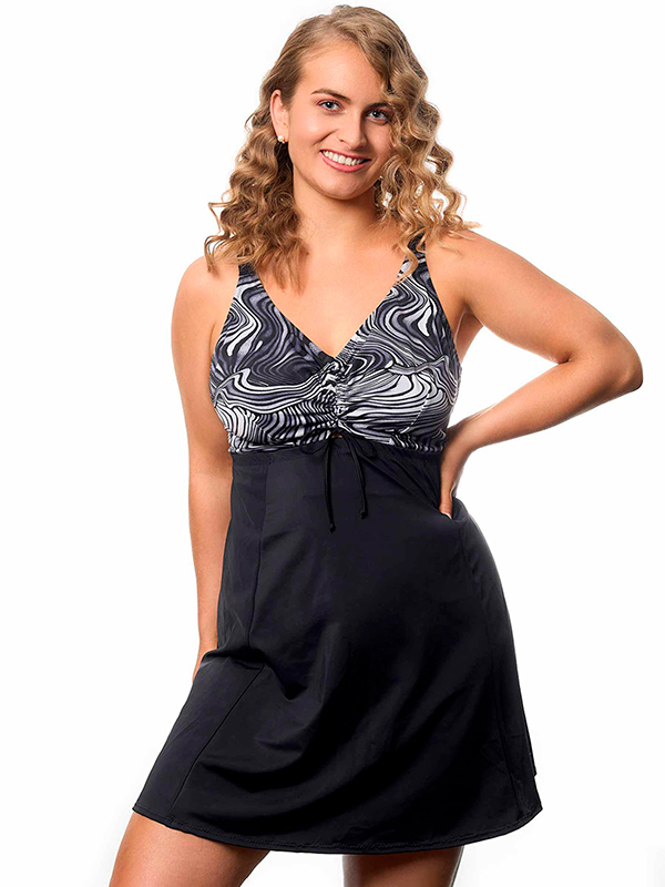 AZORES - Plus Size Badjurk fra Plaisir