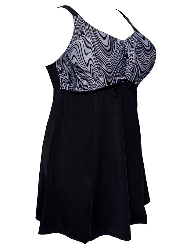 AZORES - Plus Size Badjurk fra Plaisir