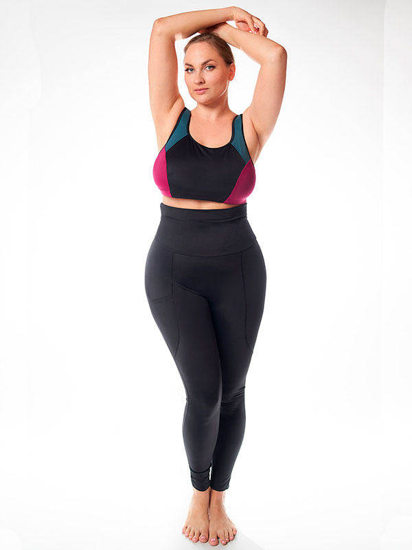 NOVA ACTIVE - Plus Size Trainingstights fra Plaisir