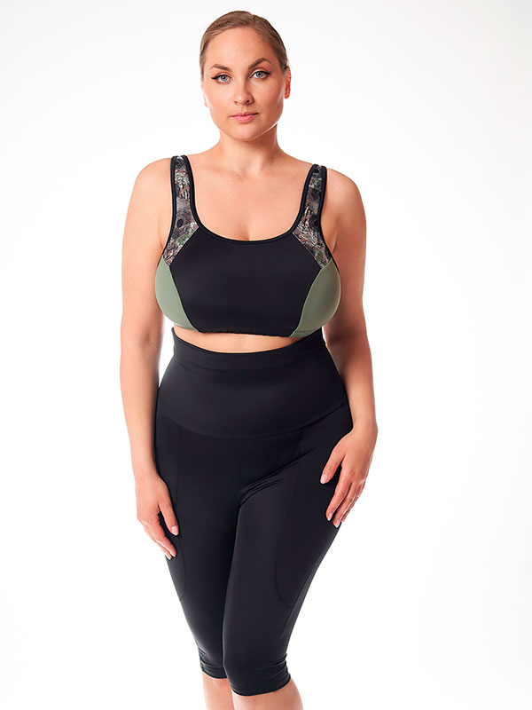 NOVA ACTIVE - Plus Size Trainingstights fra Plaisir