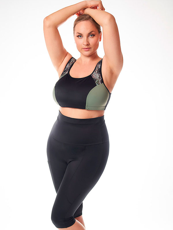 NOVA ACTIVE - Plus Size Trainingstights fra Plaisir