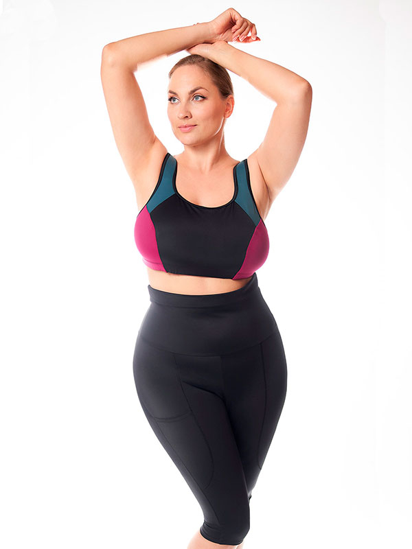 NOVA ACTIVE - Plus Size Trainingstights fra Plaisir