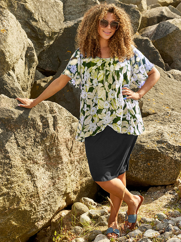 FRAN - Plus Size Jurk fra Zhenzi