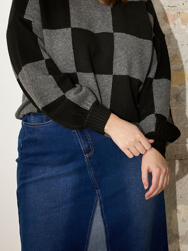 CECE - Plus Size Skirt fra Zhenzi
