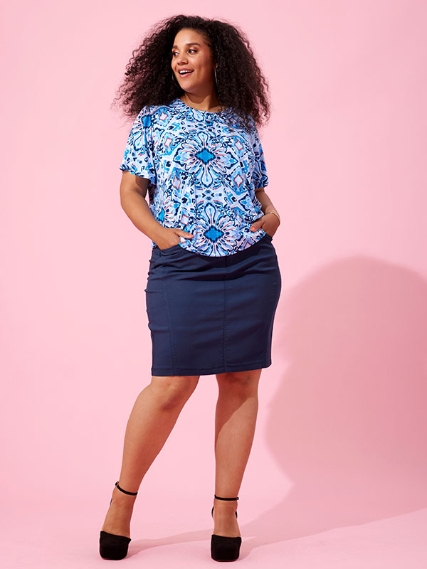 BOYER - Plus Size Skirt fra Zhenzi