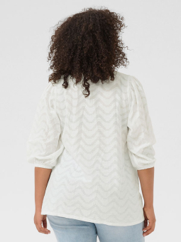 KCVITANA - Plus Size Blouse vanaf Kaffe Curve