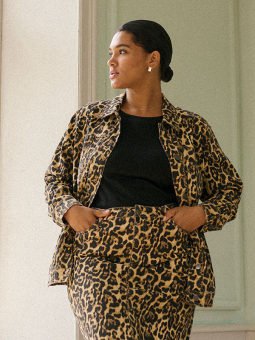 KCLEONOMA - Plus Size Jas vanaf Kaffe Curve