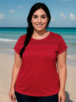CARFLAKE - Plus Size T-shirt vanaf Only Carmakoma