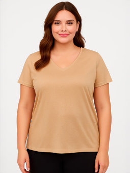 CARMELODI - Plus Size T-shirt vanaf Only Carmakoma