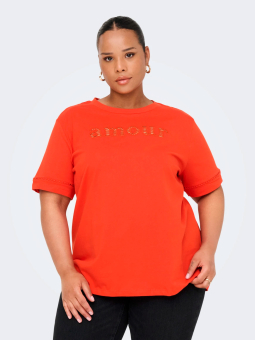 CARANNIE - Plus Size T-shirt vanaf Only Carmakoma