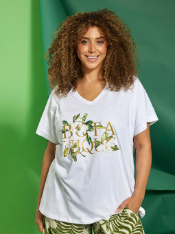 ZH-LEIA - Plus Size T-shirt vanaf Zhenzi