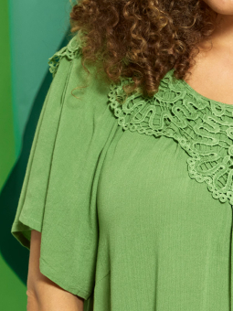 ZH-LUNA - Plus Size Blouse vanaf Zhenzi