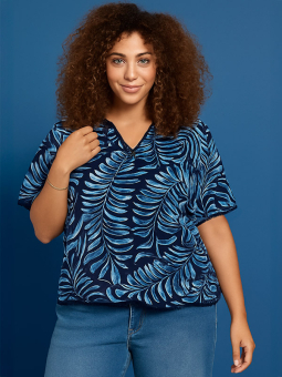 ZH-MACY - Plus Size Blouse vanaf Zhenzi