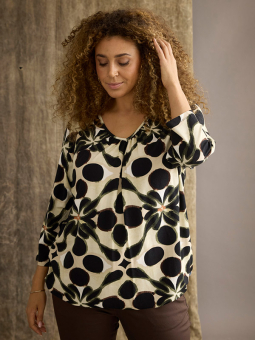 ZH-OCTA - Plus Size Blouse vanaf Zhenzi