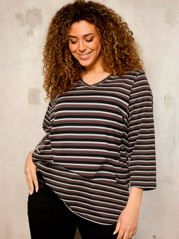 ZH-ALBERTA - Plus Size T-shirt vanaf Zhenzi