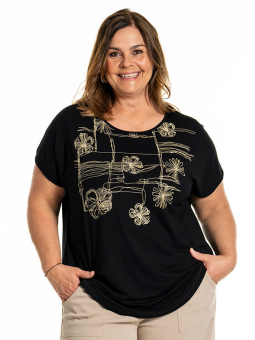 GITTE - Plus Size T-shirt vanaf Gozzip