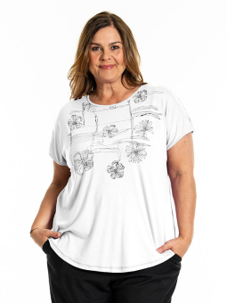 GITTE - Plus Size T-shirt vanaf Gozzip