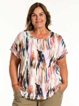 GITTE - Plus Size T-shirt vanaf Gozzip