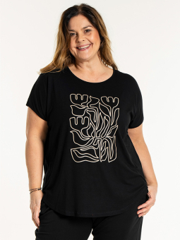GITTE - Plus Size T-shirt vanaf Gozzip