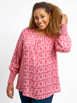 DALVINA - Plus Size Blouse vanaf Pont Neuf