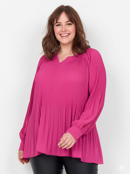 WA-KERSTEN - Plus Size Tunic vanaf Wasabi Concept