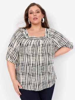 WA-VARINKA - Plus Size Blouse vanaf Wasabi Concept
