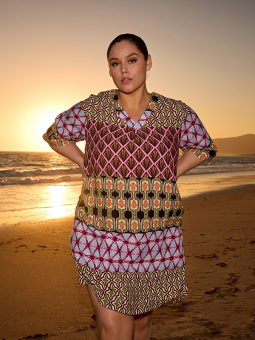 WA-MELIKA - Plus Size Tunic vanaf Wasabi Concept