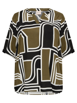 WA-NATALIE - Plus Size Blouse vanaf Wasabi Concept