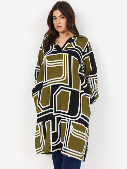 WA-NATALIE - Plus Size Tunic vanaf Wasabi Concept