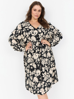 WA-SAPHINA - Plus Size Jurk vanaf Wasabi Concept