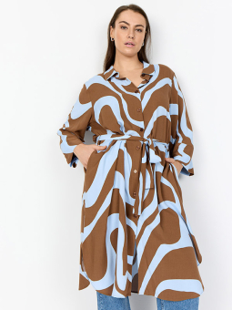 WA-CHANITA - Plus Size Jurk vanaf Wasabi Concept