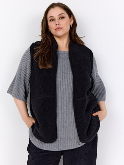 WA-NETTIE - Plus Size Vest vanaf Wasabi Concept