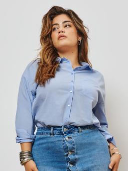 CARNEW - Plus Size Overhemd vanaf Only Carmakoma