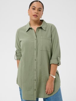 KCNANA - Plus Size Overhemd vanaf Kaffe Curve