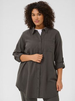 KCNANA - Plus Size Overhemd vanaf Kaffe Curve