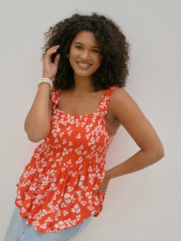 KCAMI - Plus Size Top vanaf Kaffe Curve